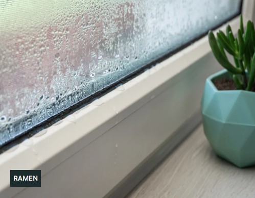 Condensation sur les fenêtres