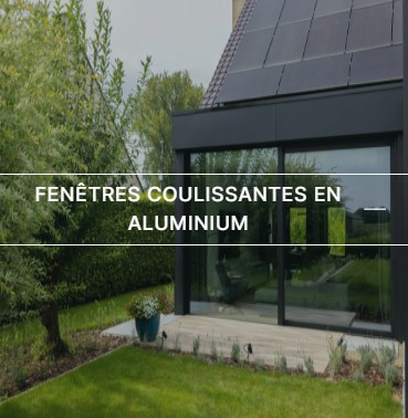 Fenêtres coulissantes en aluminium